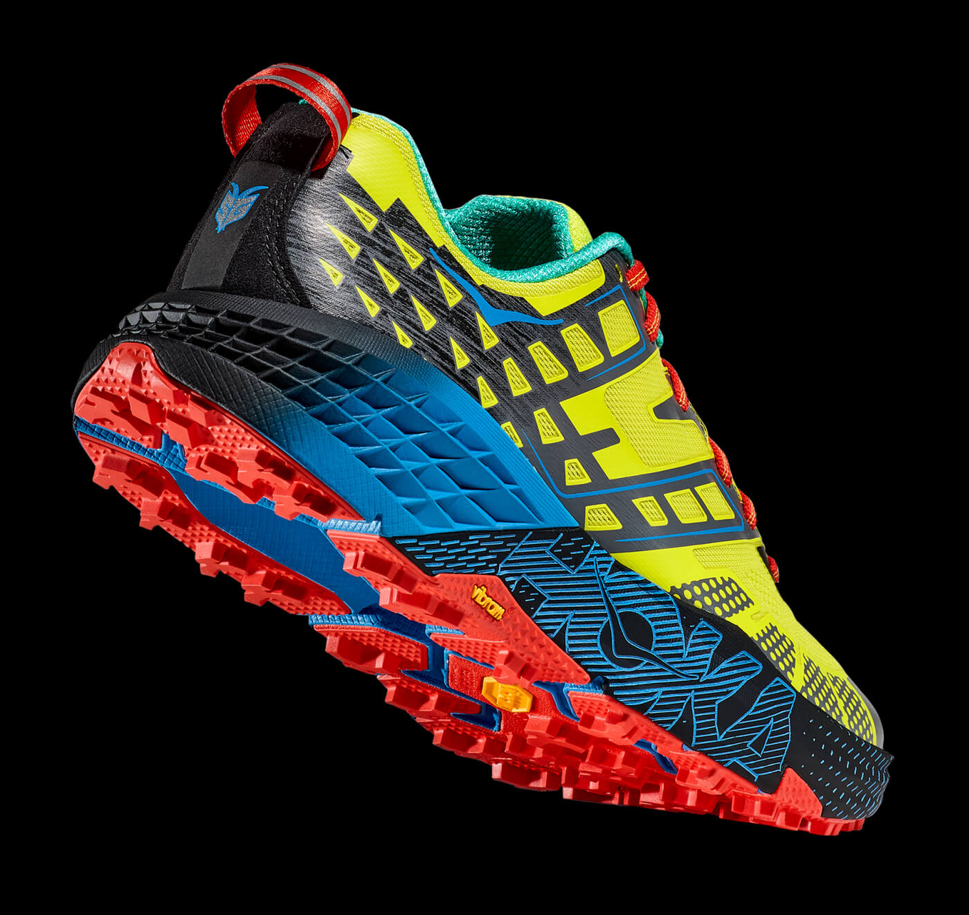 HOKA Speedgoat 2 - Citrus / Blue - 1162710-HSH