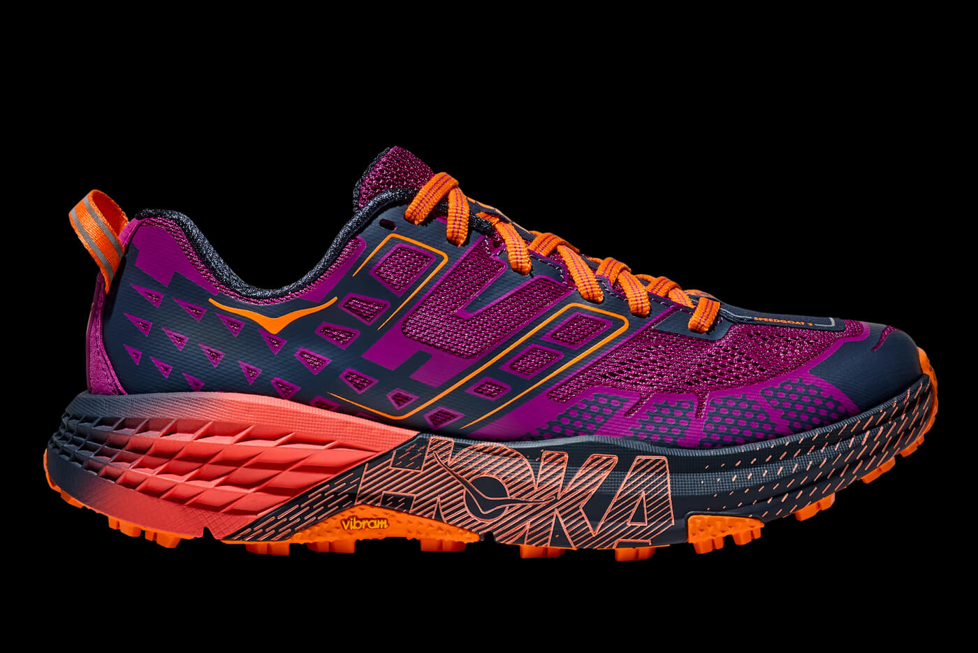 HOKA Speedgoat 2 - Wild Flower / Electric Tangerine - 1162710-WRC