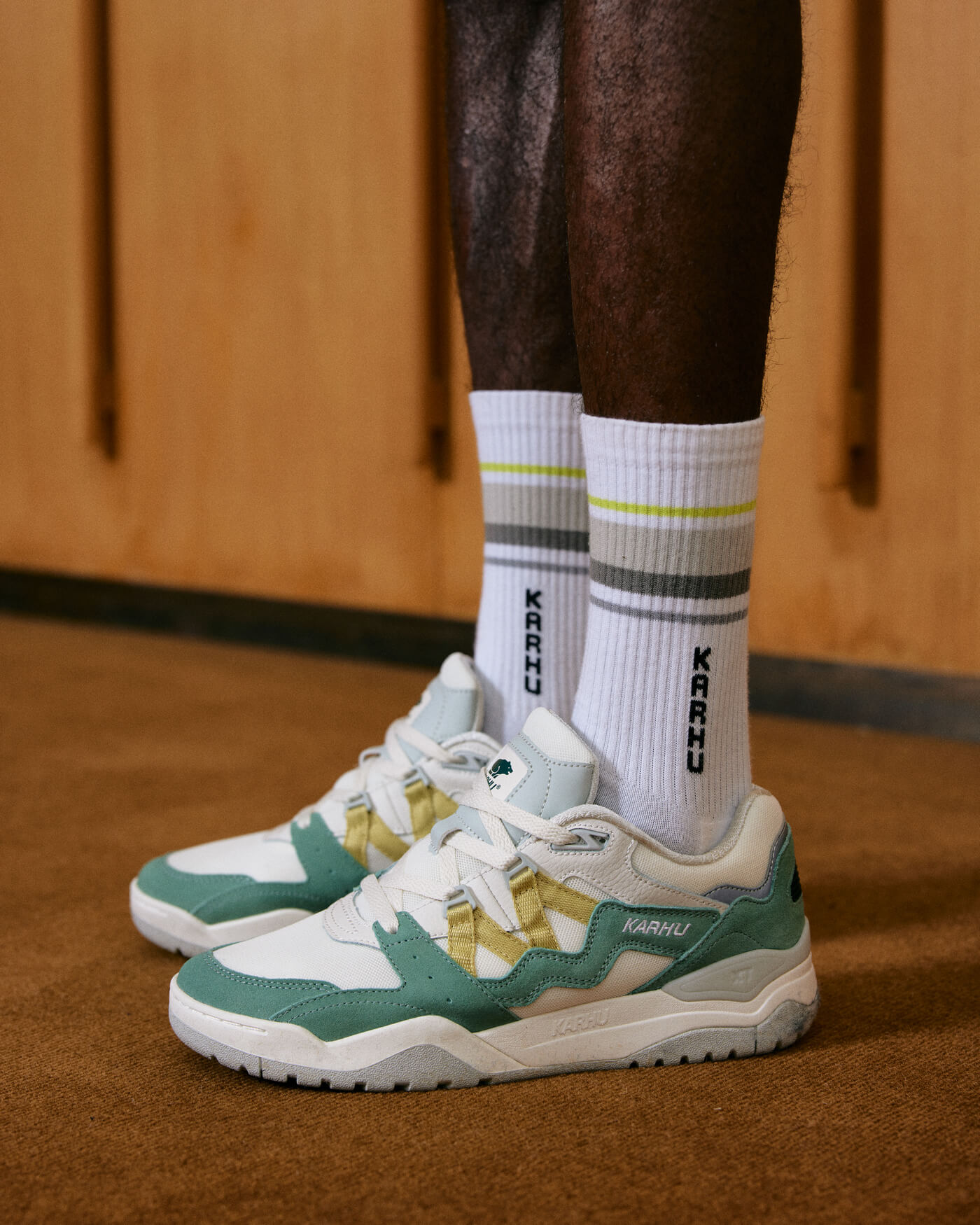 KARHU Fusion XT - Iceberg Green / Dusty Yellow - F850007