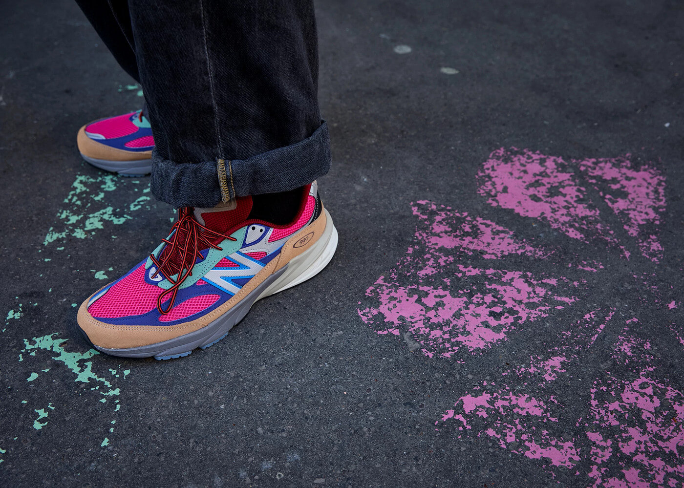 New Balance x Action Bronson 990v6 "Ainôzama" - Hi-Pink/Royal Blue - U990AT6