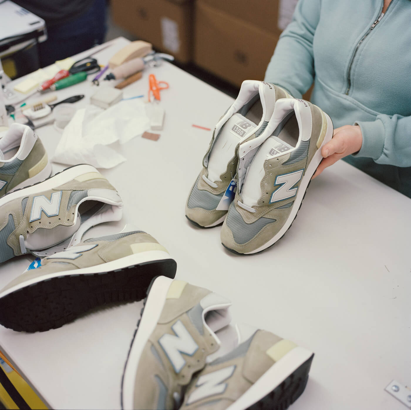 New Balance 1300JP Made in USA - Mirage Gray / Monument / Silver Birch - U1300JP