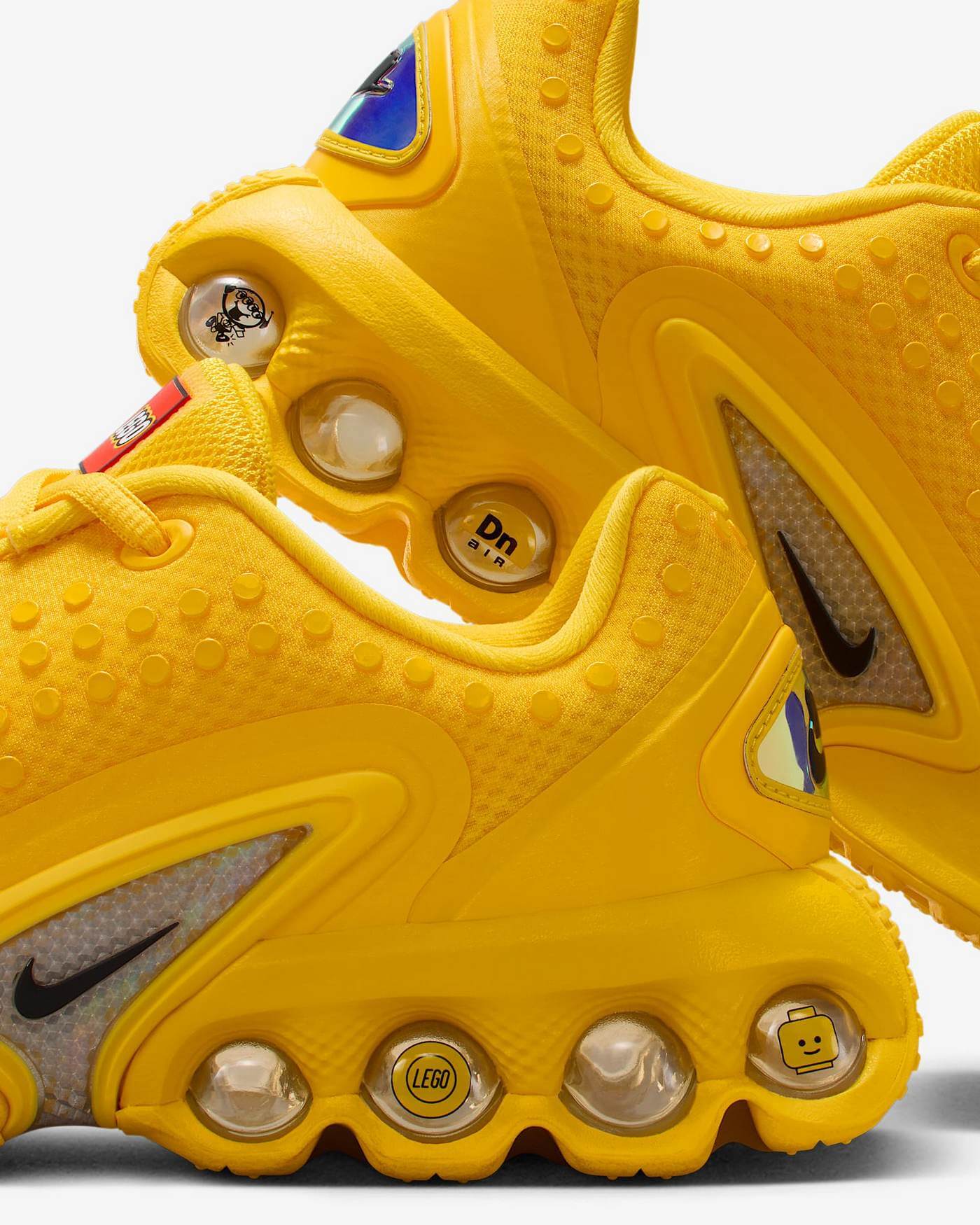 Nike x LEGO Air Max Dn - Tour Yellow/Volt/Rush Red/Black - IH7671-700