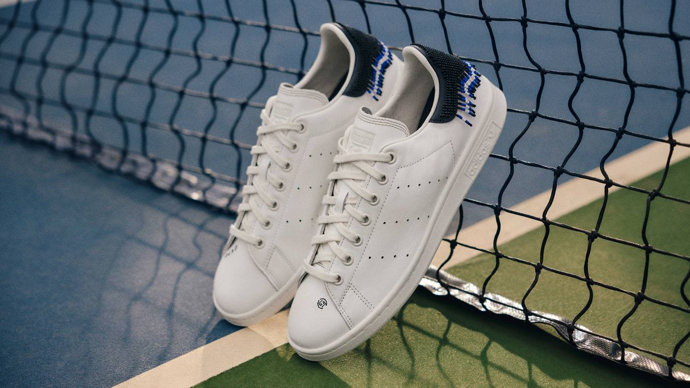 adidas x CLOT By Edison Chen Stan Smith "Beads" - Cloud White/Night Navy/Cloud White - JR0022