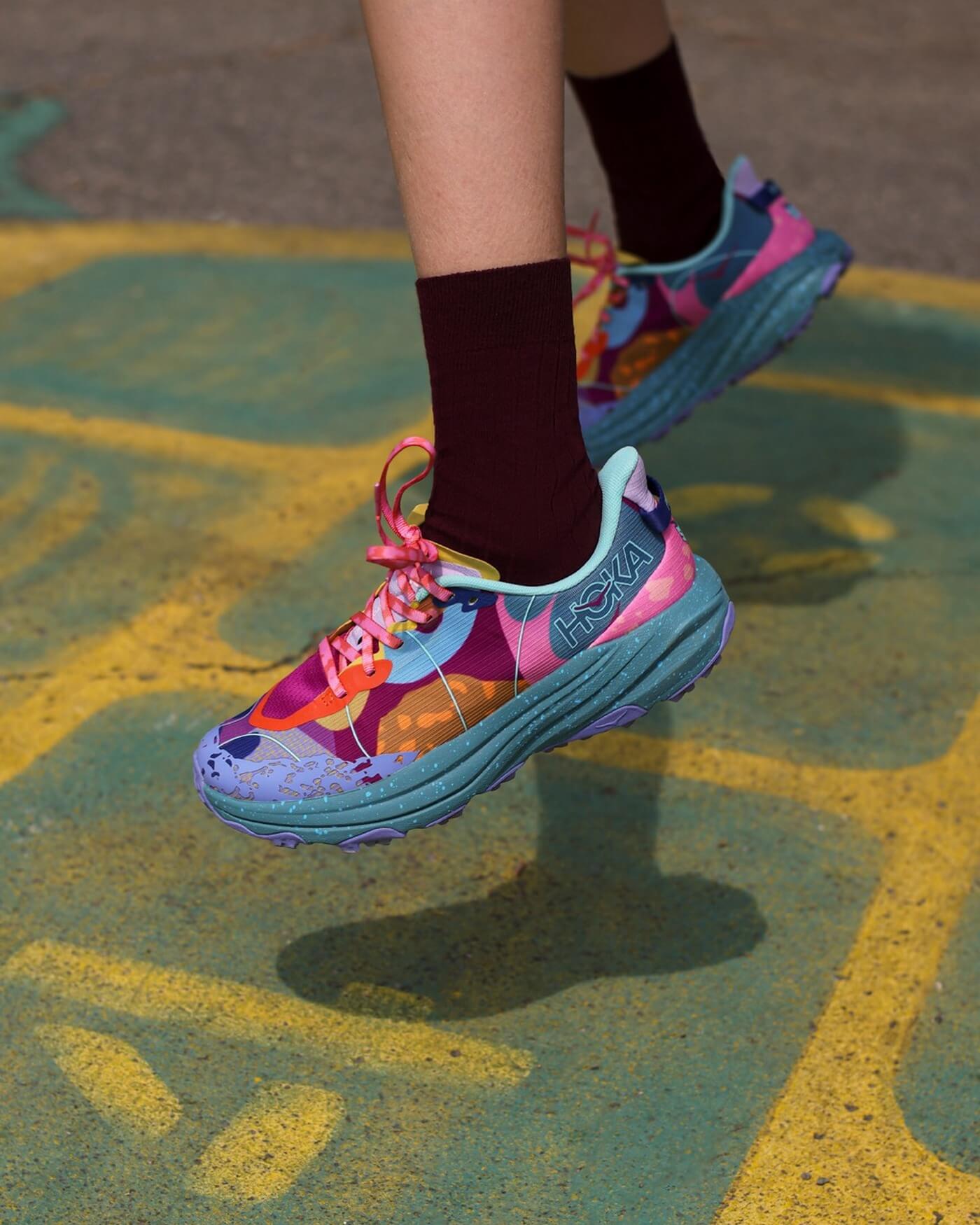 HOKA x StudioPROBA Kids Speedgoat 6 - Rouge / Aegean Blue - 1174393