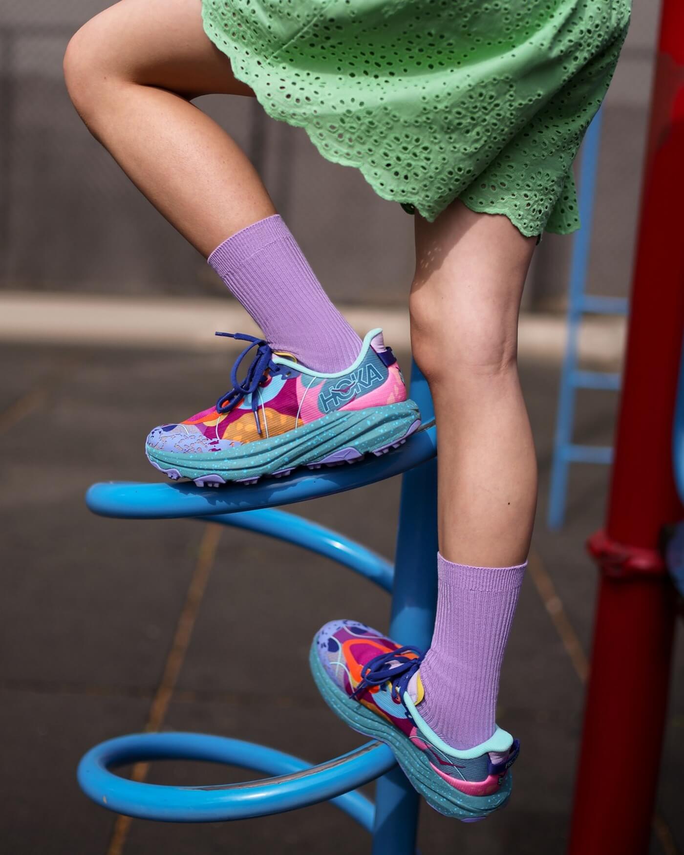 HOKA x StudioPROBA Kids Speedgoat 6 - Rouge / Aegean Blue - 1174393
