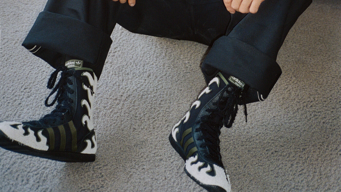 adidas Originals x Brain Dead - Japan Hi - Black/White