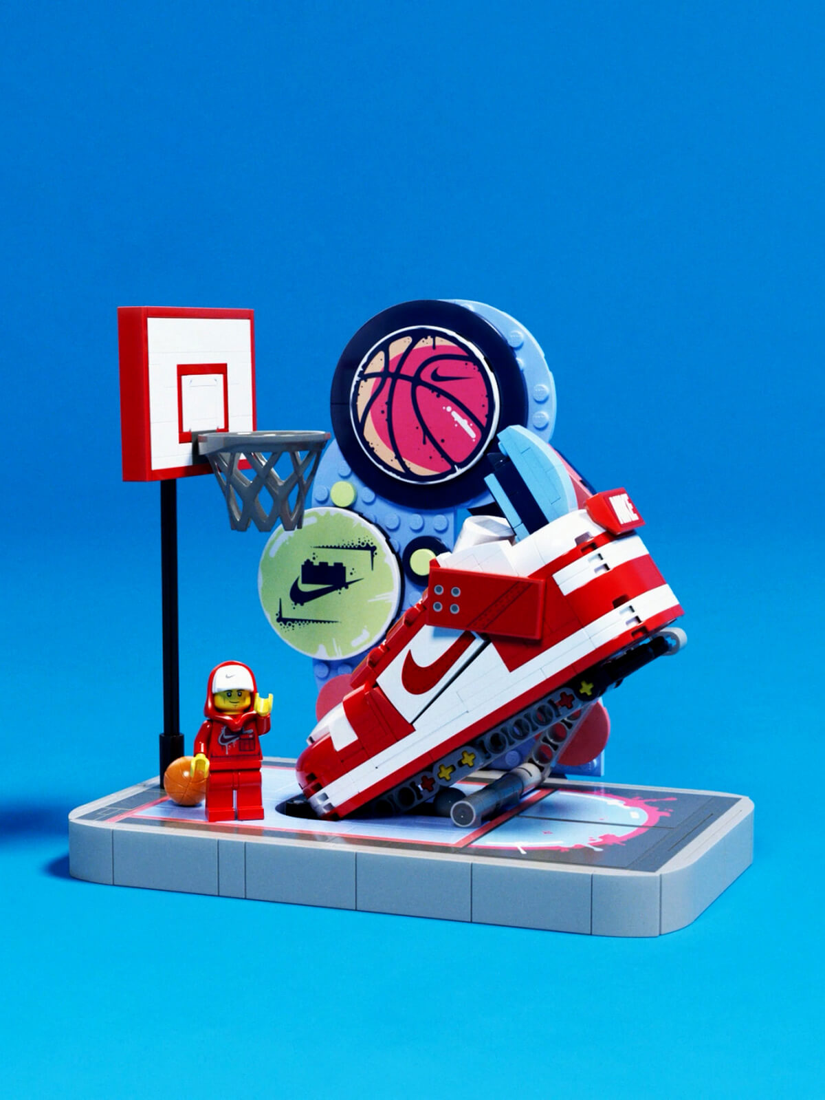 LEGO x Nike Dunk Trickshot - 43021