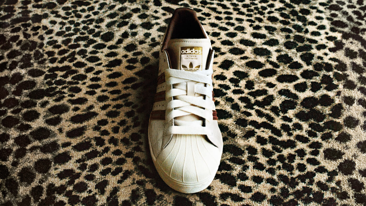 adidas Originals x Wales Bonner Superstar WB - Wonder White / Fox Brown / Wonder White - KH8797