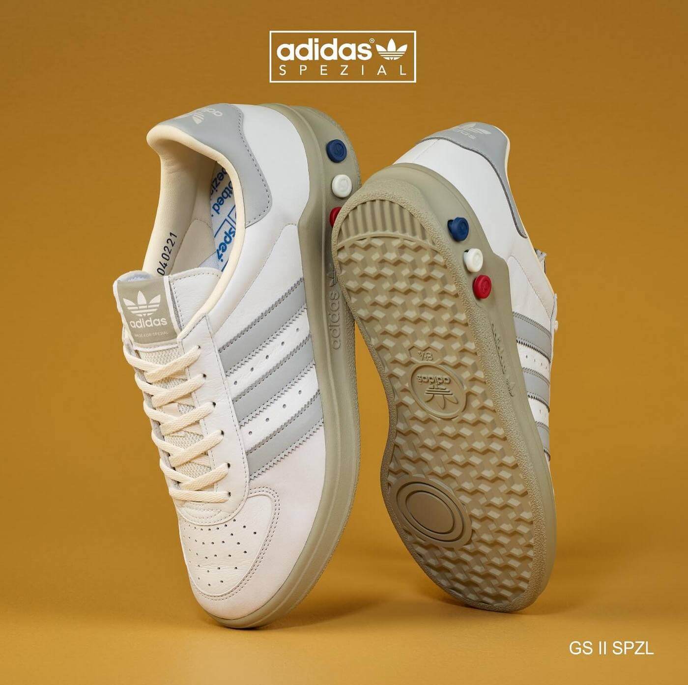 adidas SPZL GS II - Crystal White / Stone / Grey One - JR1554