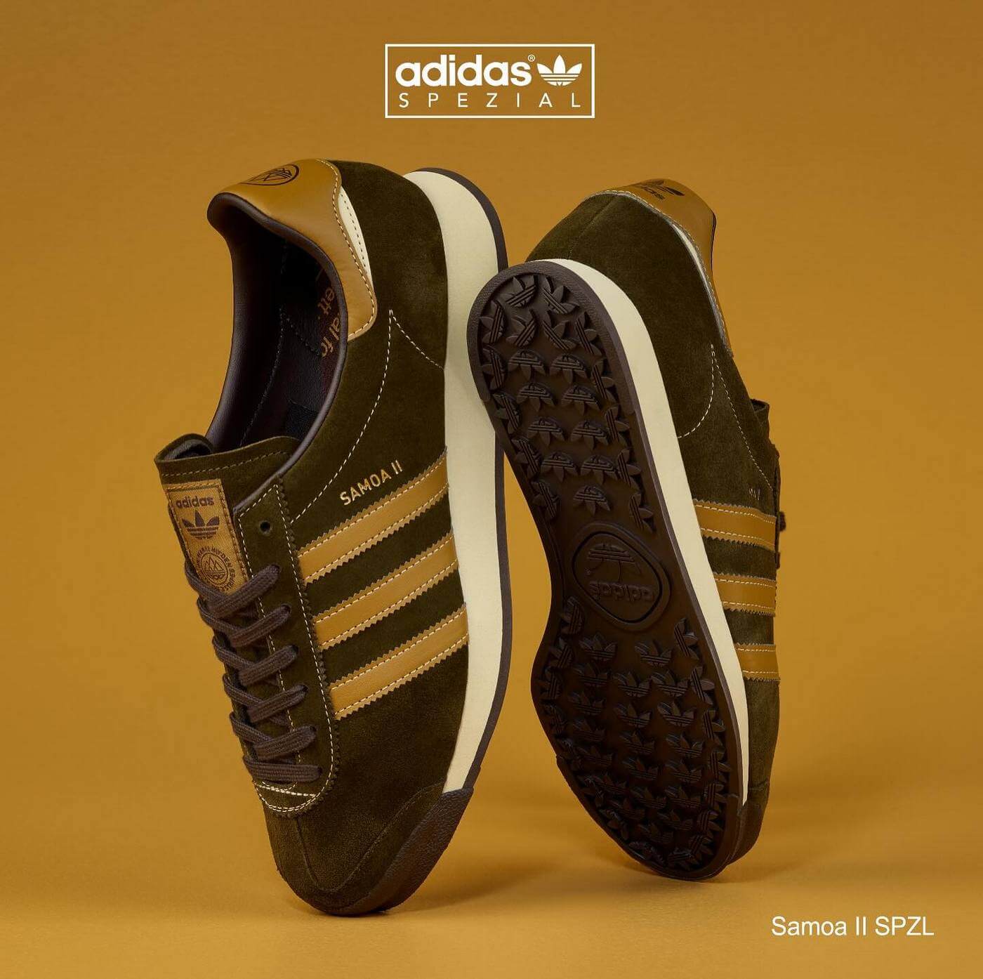 adidas SPZL Samoa II - Multicolor / Bronze Strata / Night Brown - JR1565