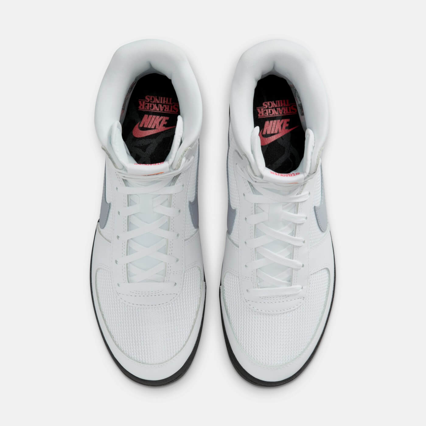 Nike x Stranger Things Field General High - White/Wolf Grey/Black/Safety Orange/Speed Red - IM3875-100