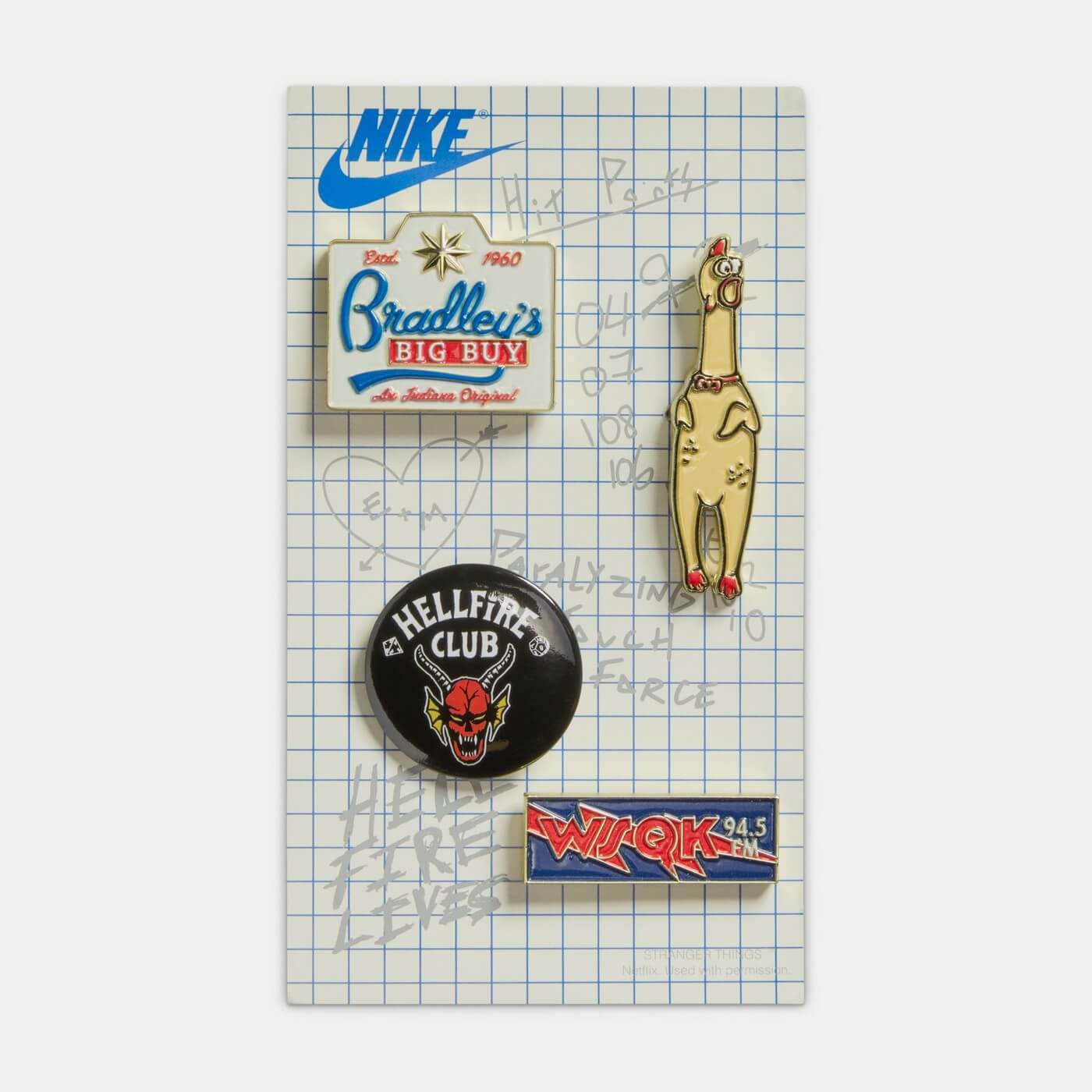 Nike x Stranger Things Season 5 - Pin Collection