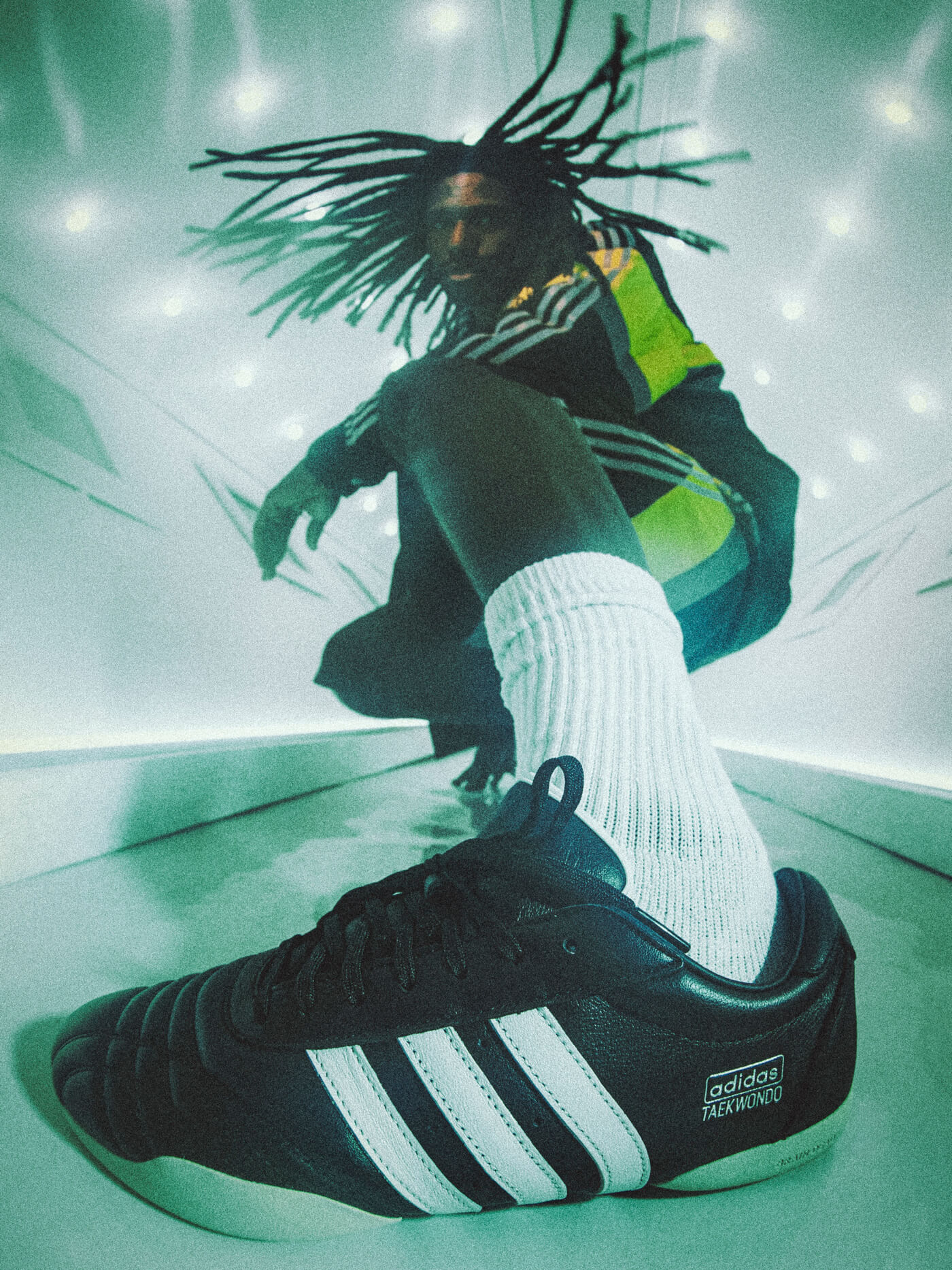 adidas x Brain Dead Taekwondo Mei - Core Black/Footwear White/Warm Vanilla - JQ9303