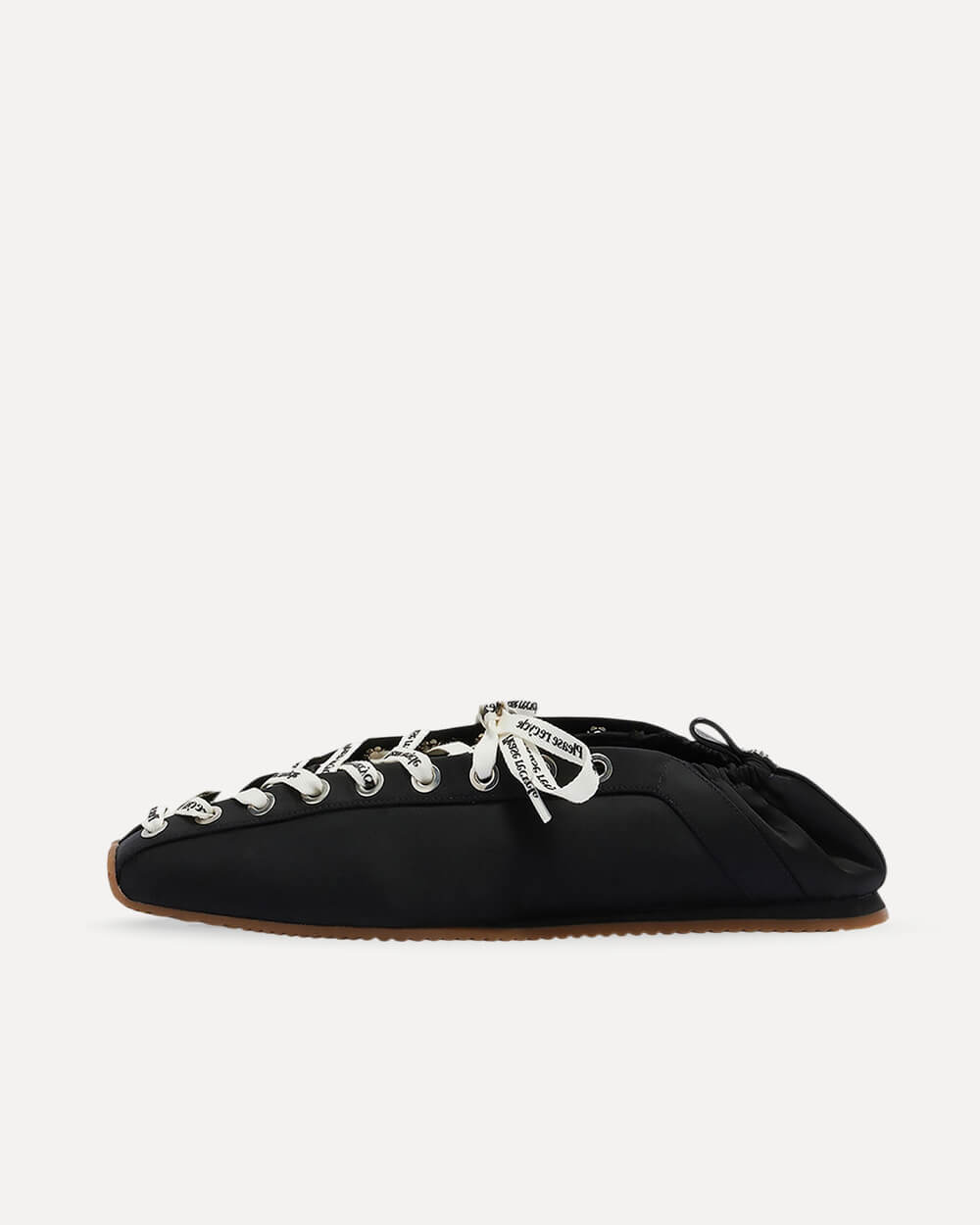 GANNI Lace Up Sporty Ballerina