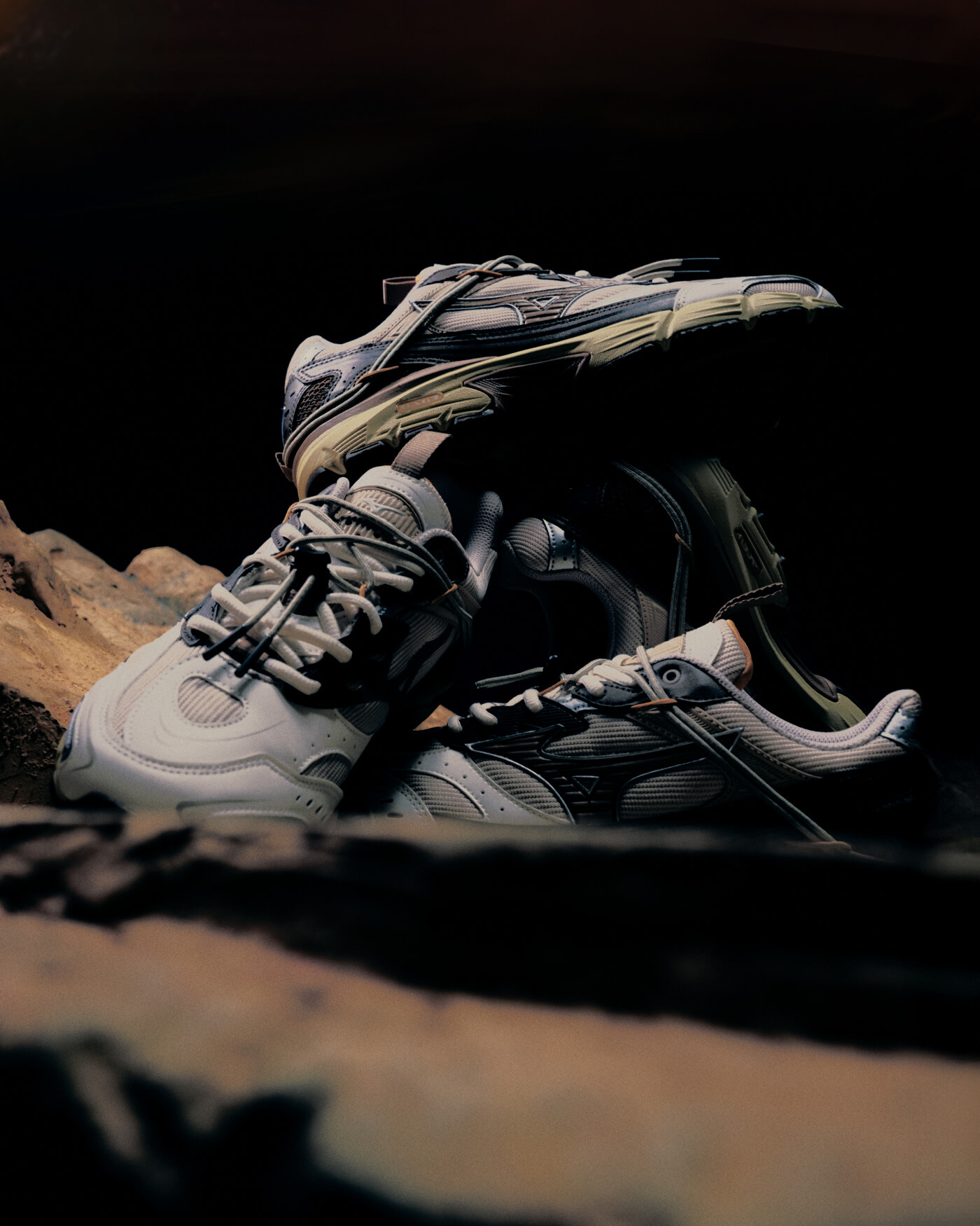 Mizuno x AFEW MXR "OAG3" - Fog/TigersEye/DesertPalm - D1GD253501
