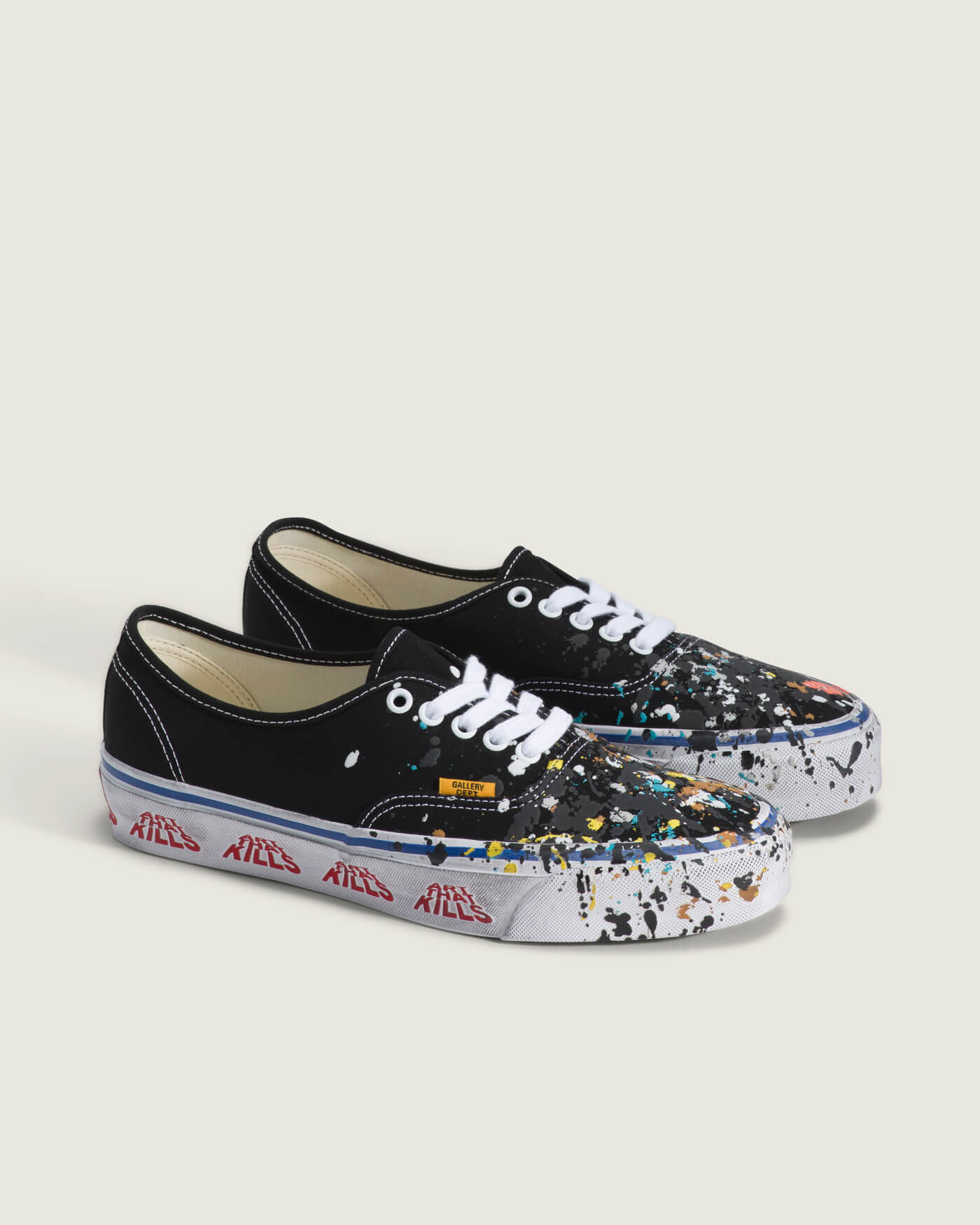 Vans x Gallery Dept. Authentic Reissue 44 "Art That Kills" - Black - VN000EEUBLA