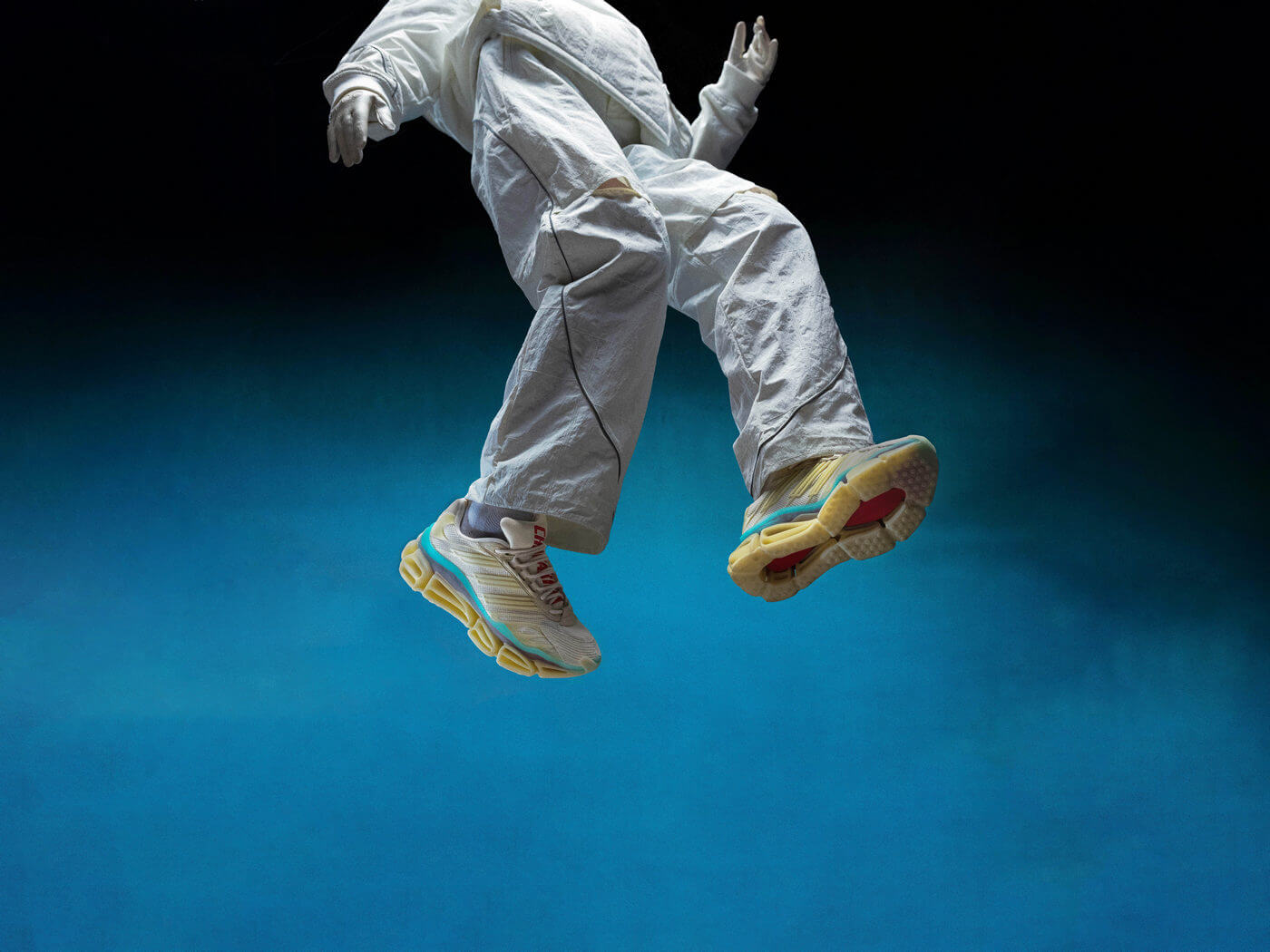 adidas x Willy Chavarria Megaride AG - Cream White / Warm Vanilla / Power Red - KJ2040