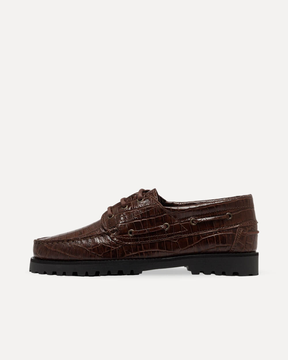 Les Deux Taylor Croco Boat Shoe