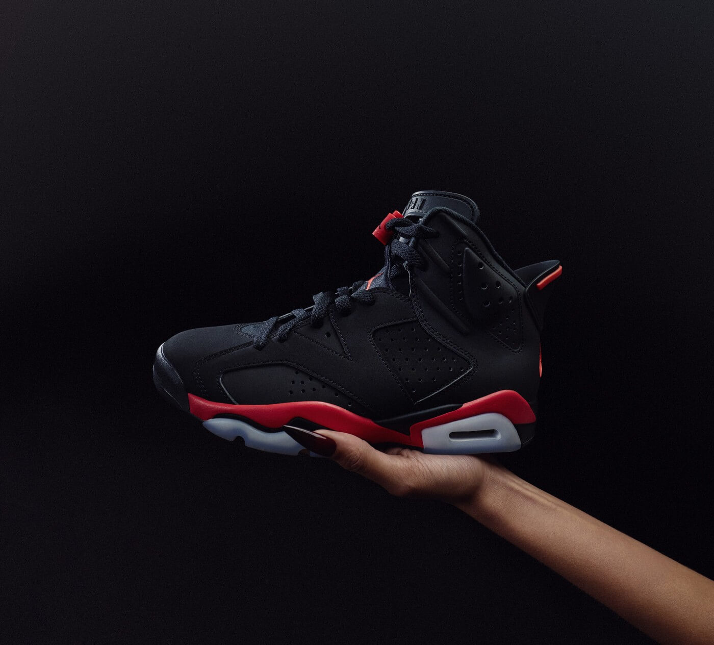 Nike Air Jordan 6 Retro „Salesman“ - Black/Infrared - CT8529-001