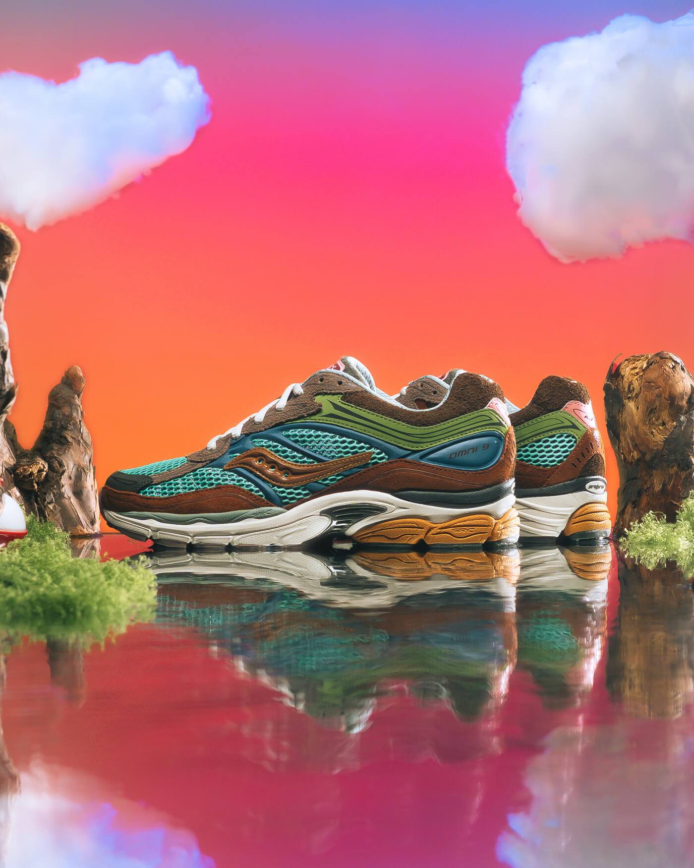 Saucony x Sneaker Politics ProGrid Omni 9 "Sportsman's Paradise" - Multi-Color - S71032-1