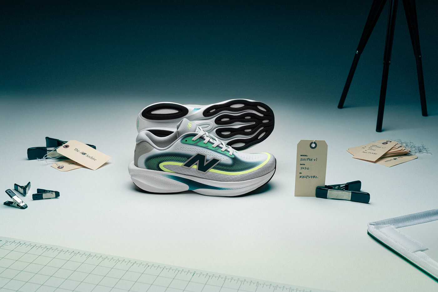 New Balance Ellipse v1 - Deep End / Glint Blue / Medusa Green - MELPS4B2 / WELPS13W