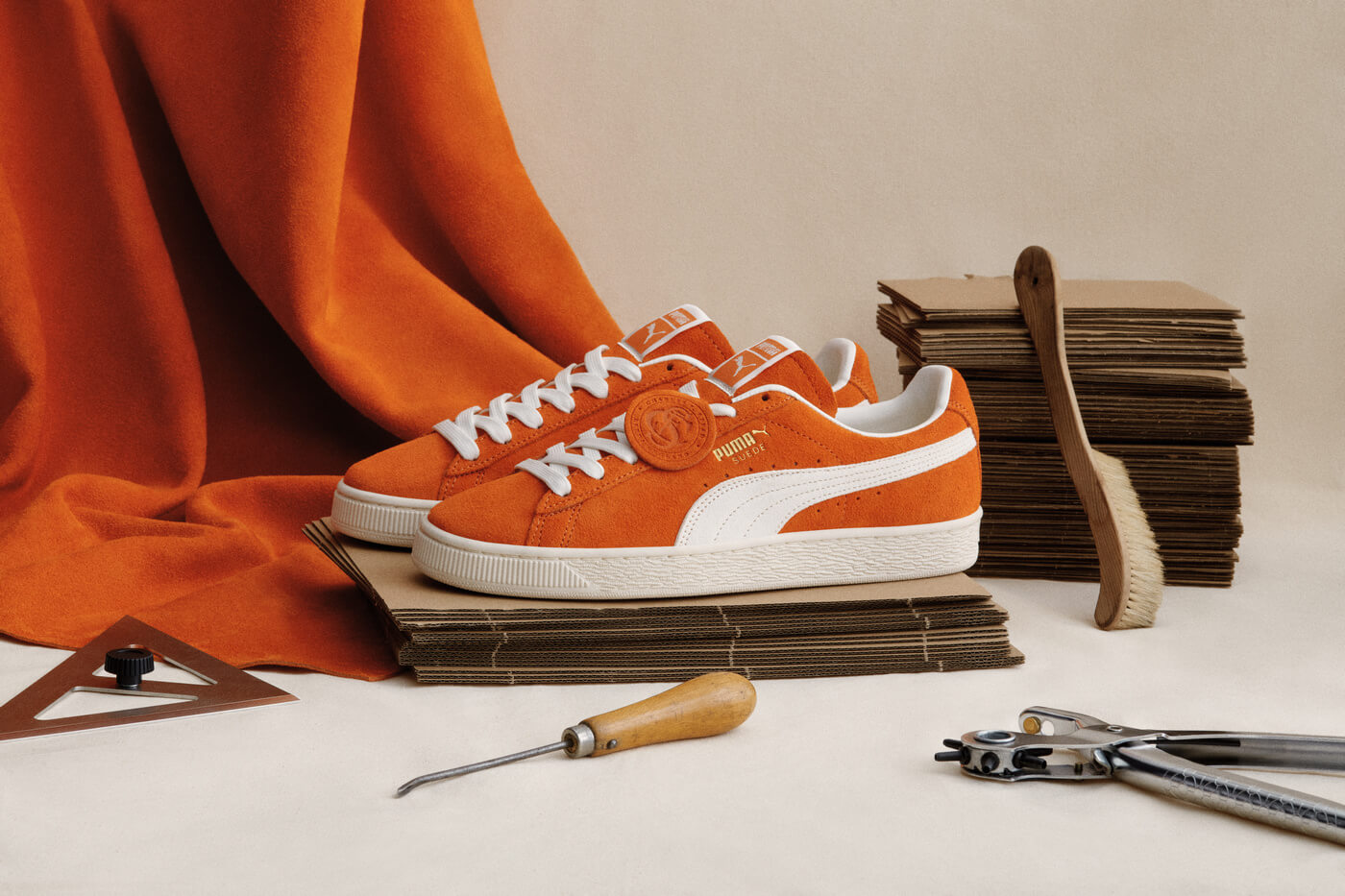 Puma x Charles F. Stead Suede - Orange Glo
