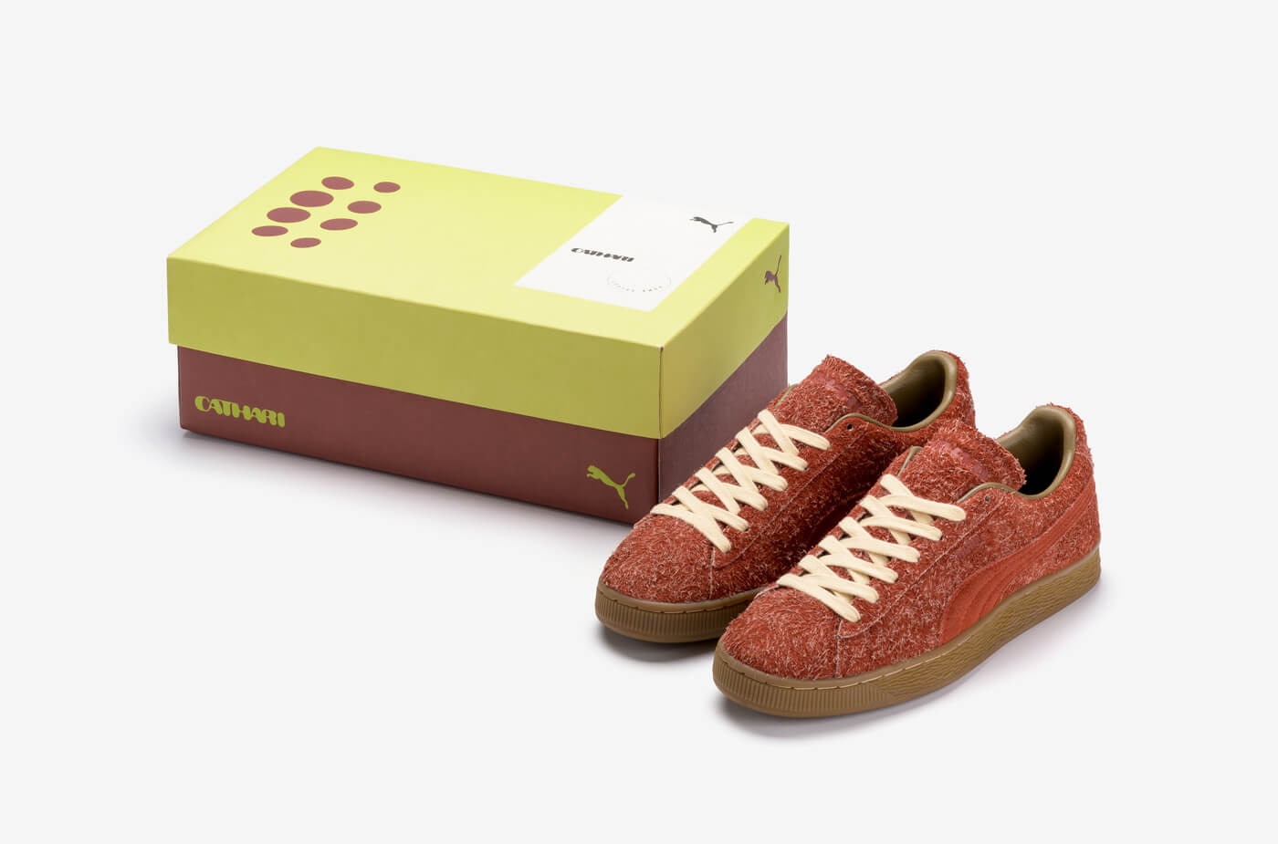 Puma x Danielle Cathari Suede Fuzzy - Mars Red - 406650-02