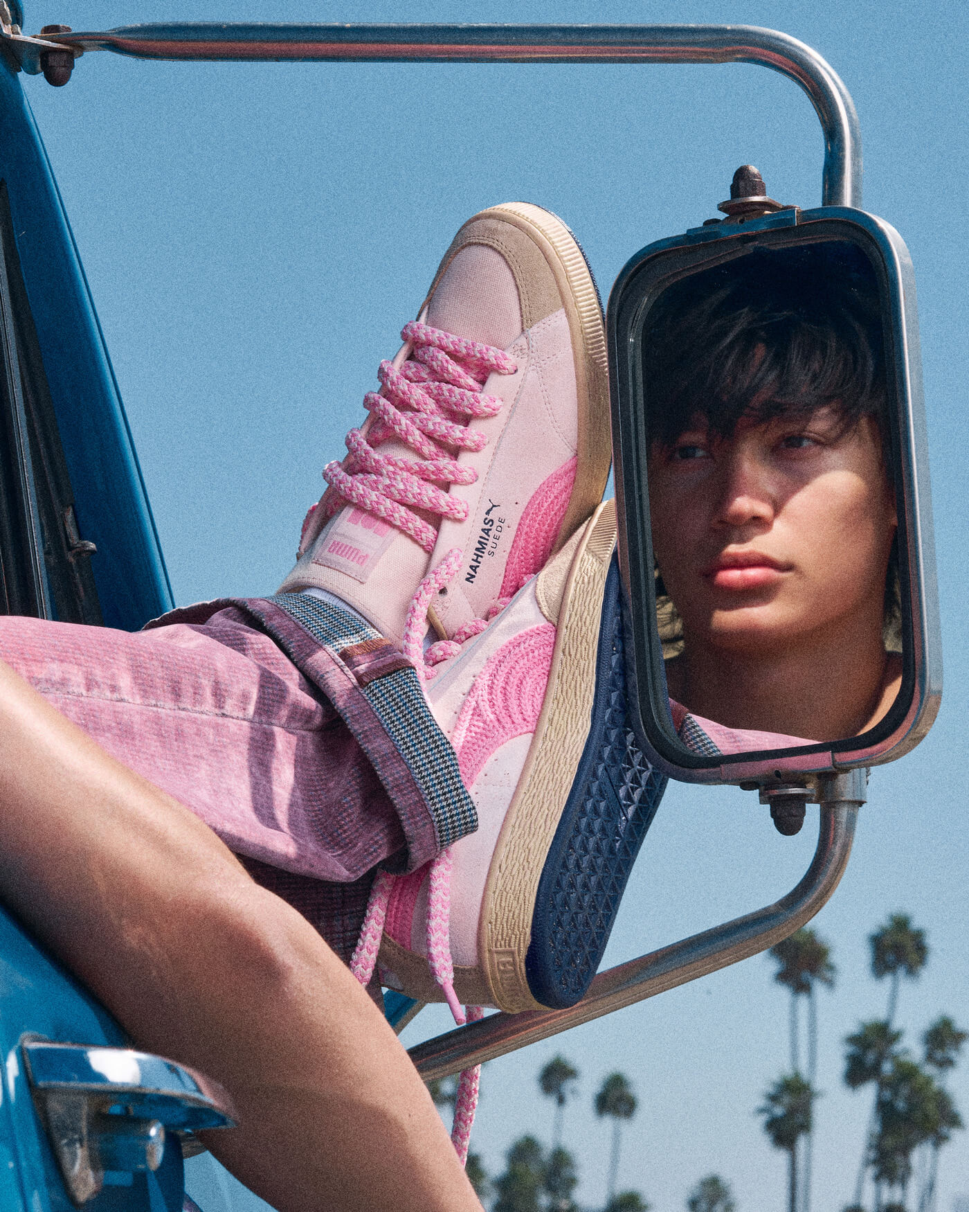 Puma x Nahmias Suede "Crochet" - Jasmine Flower/Pink Pixel/Canvas - 407027-01