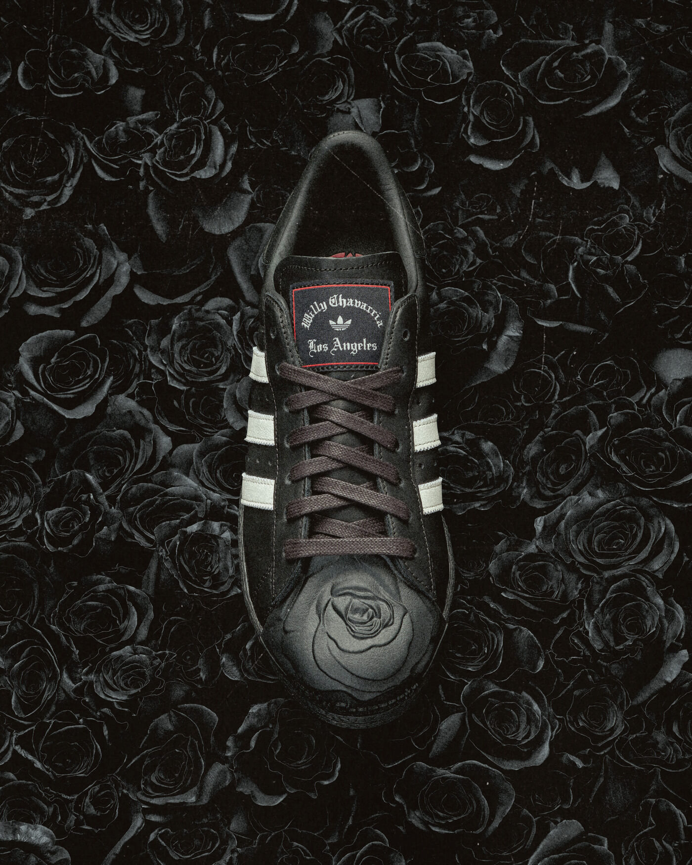 adidas x Willy Chavarria Superstar Rose - Core Black/Off-White/Red - KI5156