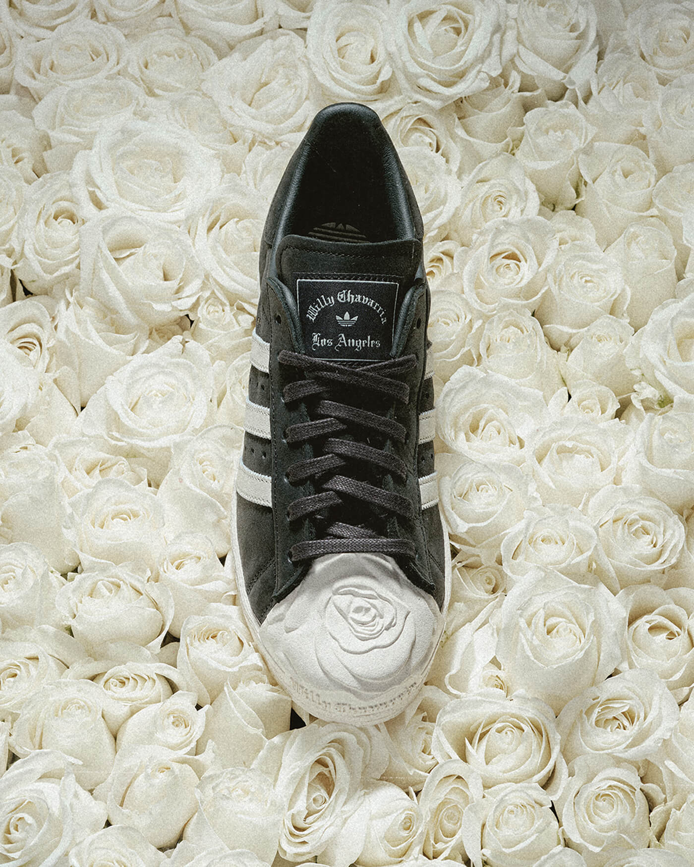 adidas x Willy Chavarria Superstar Rose - Core Black/Cream White/Gold Metallic - KJ2029