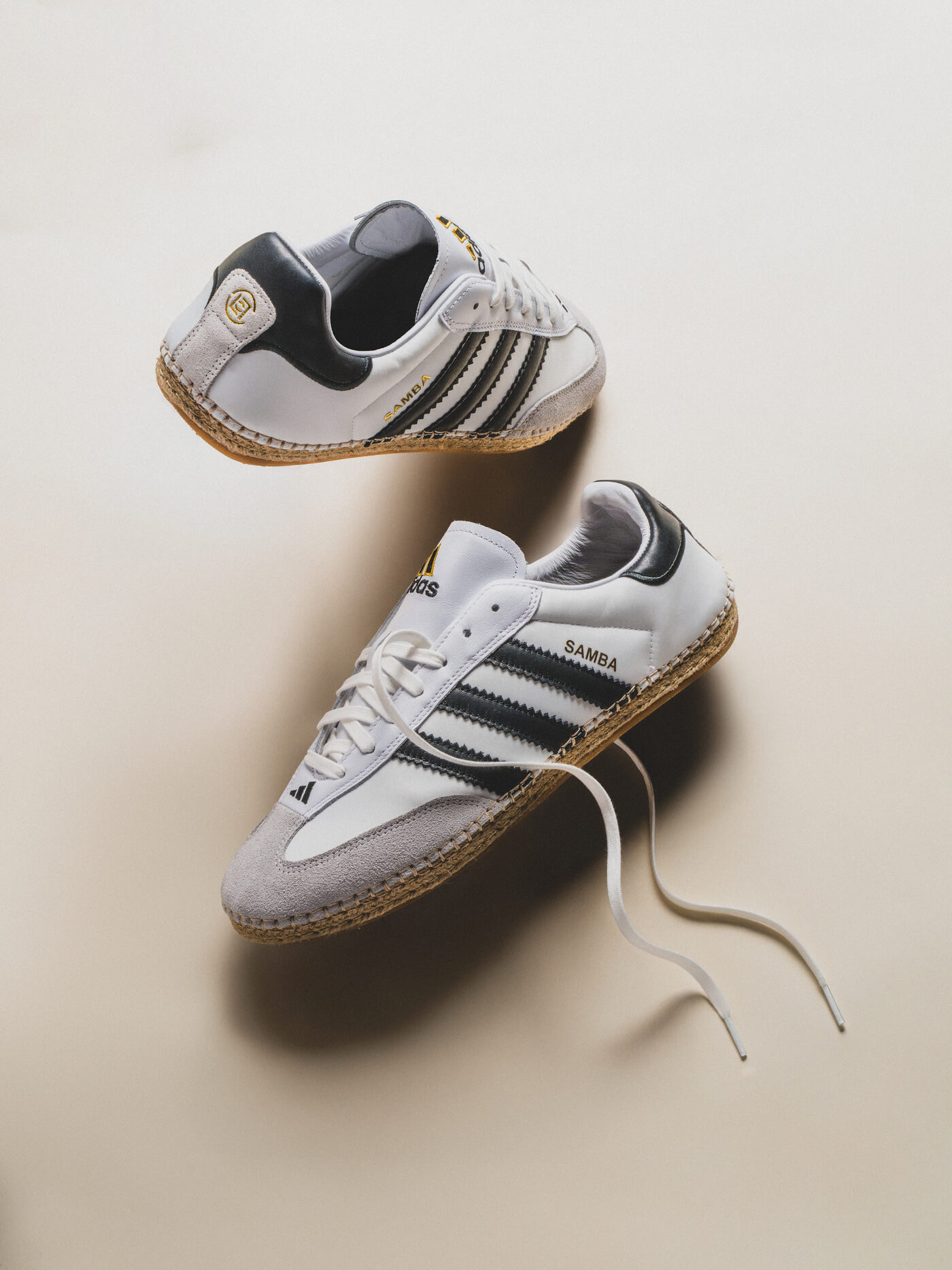 adidas x CLOT Samba Espadrille by Edison Chen - White / Core Black / White - KJ0274