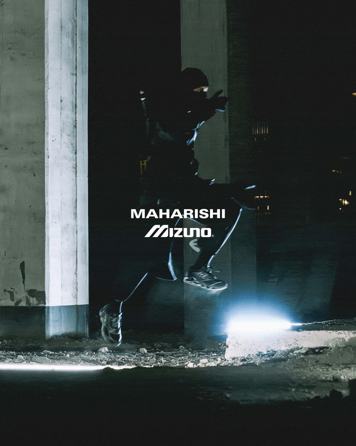 Mizuno x Maharishi Bring Back the Wave Prophecy LS — "Duality in Motion"