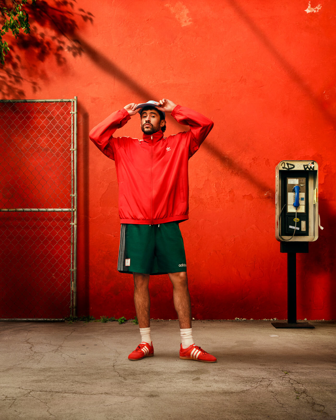 adidas x Bad Bunny Ballerina Flamboyan - Vivid Red/Cloud White-Power Red - KI7916