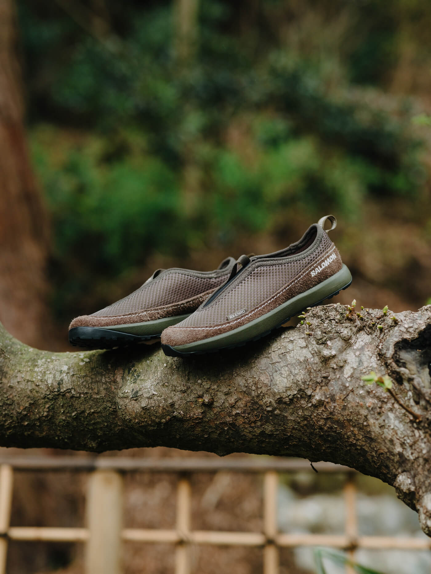 Salomon x UCHI RX-Enro - TEA / EARTH BROWN / OLIVE NIGHT - L49294300