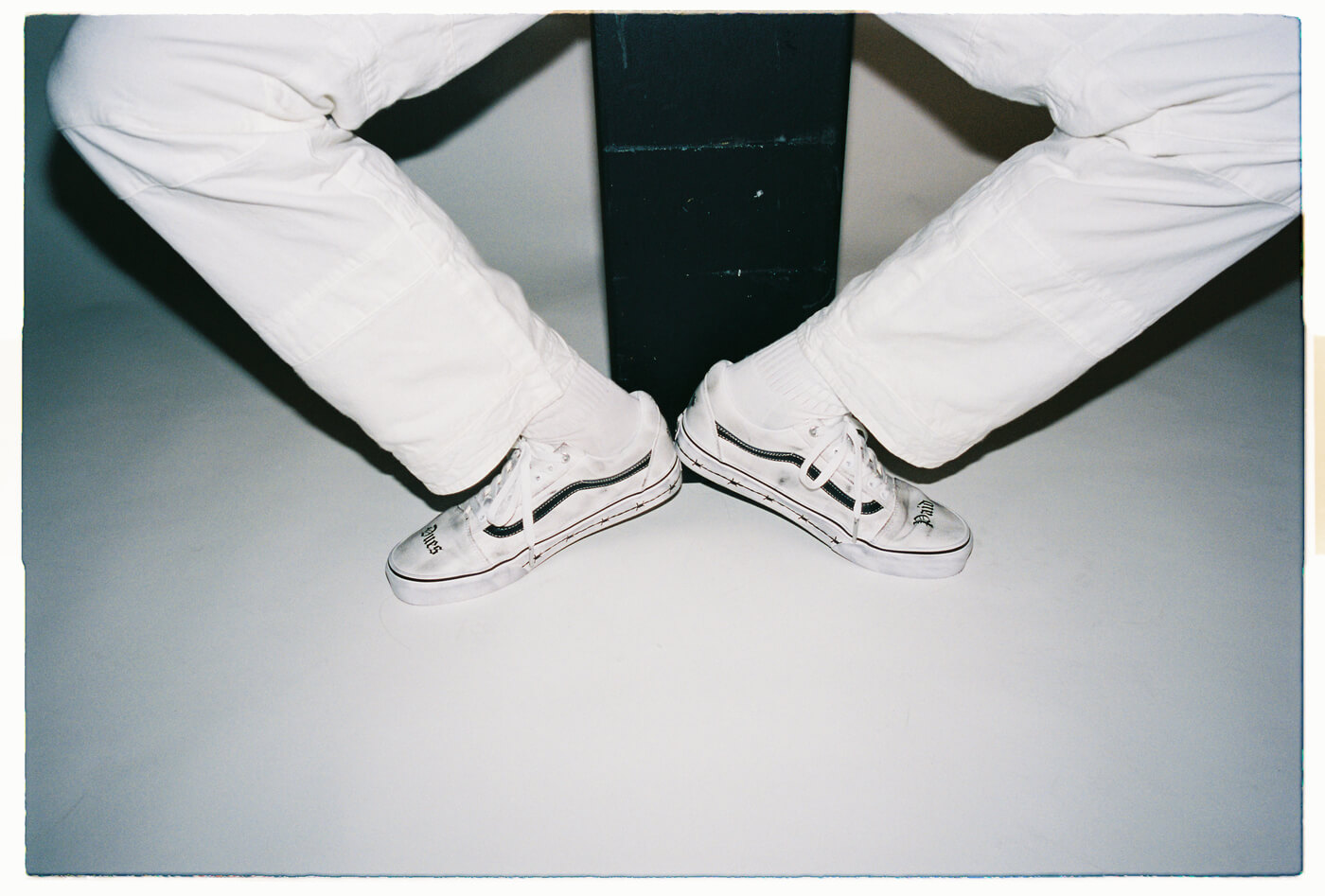 Vans x Travis Barker Old Skool Dues Paid - White - VN000E9TCJ7