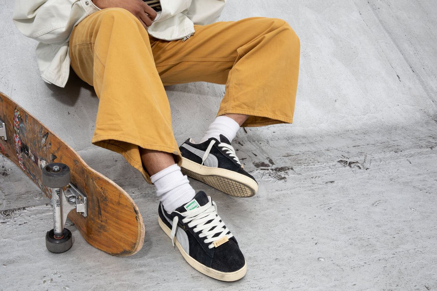 Puma x A$AP Rocky Suede 94 - Black / White - 408735-01