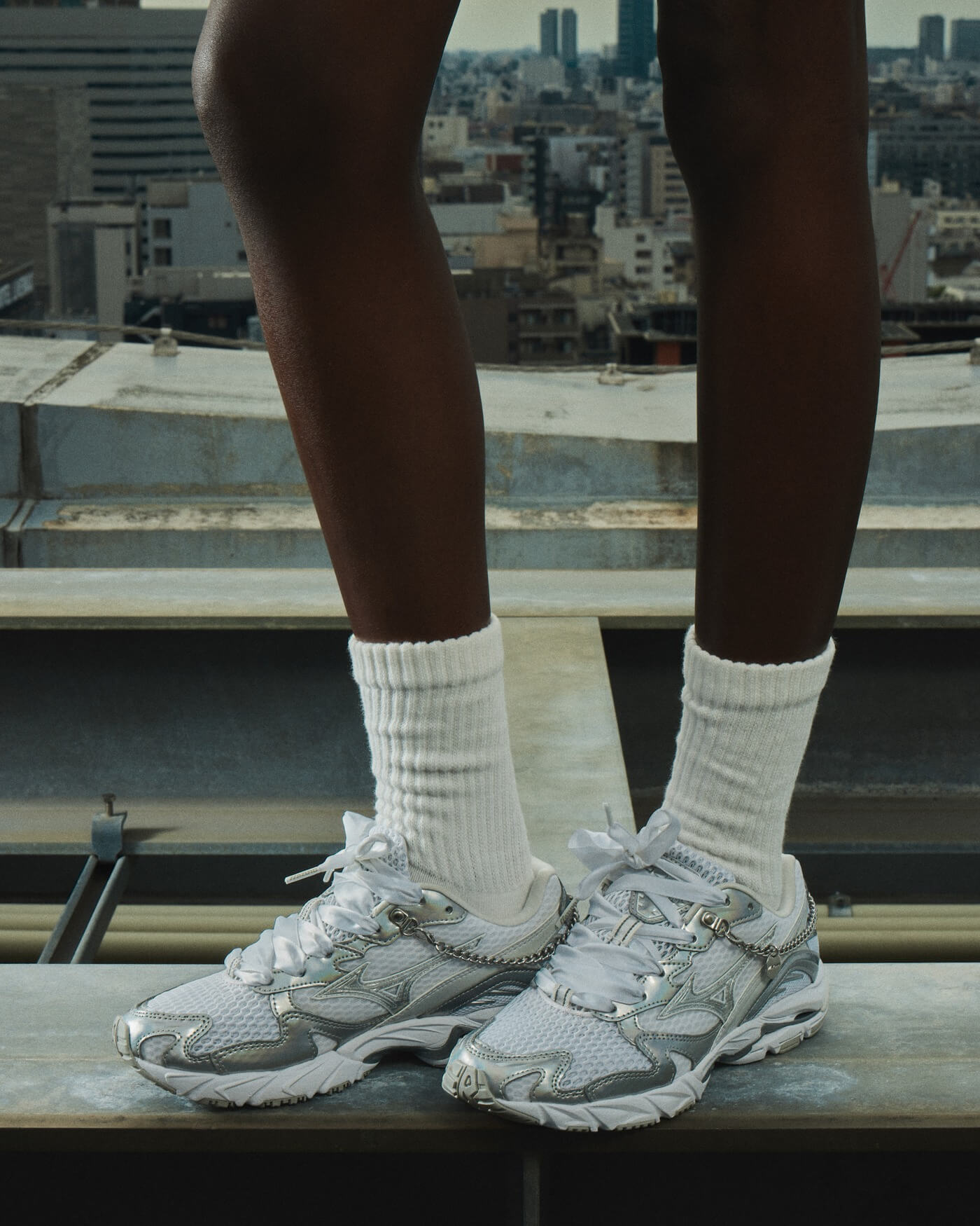 Mizuno Wave Rider 10 - Cloudscape / Silver / Ultimate Gray - D1GA260E01
