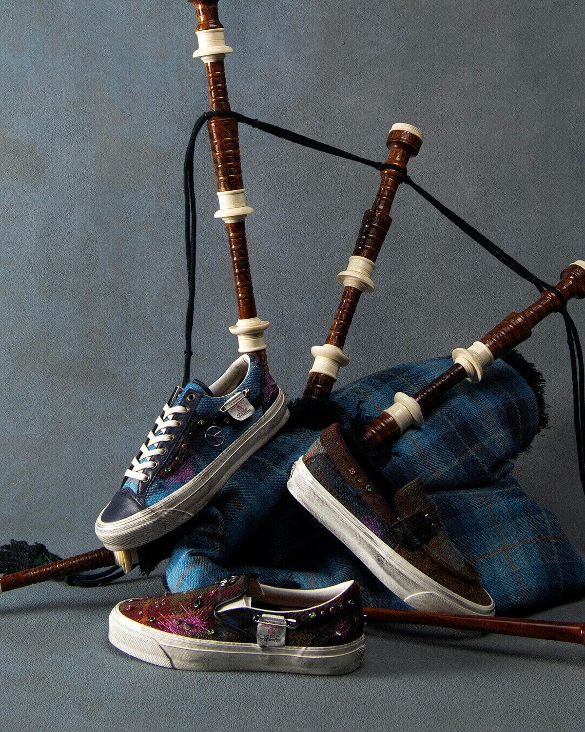 Vans verbindet Harris Tweed mit Punk- und Skate-Einflüssen