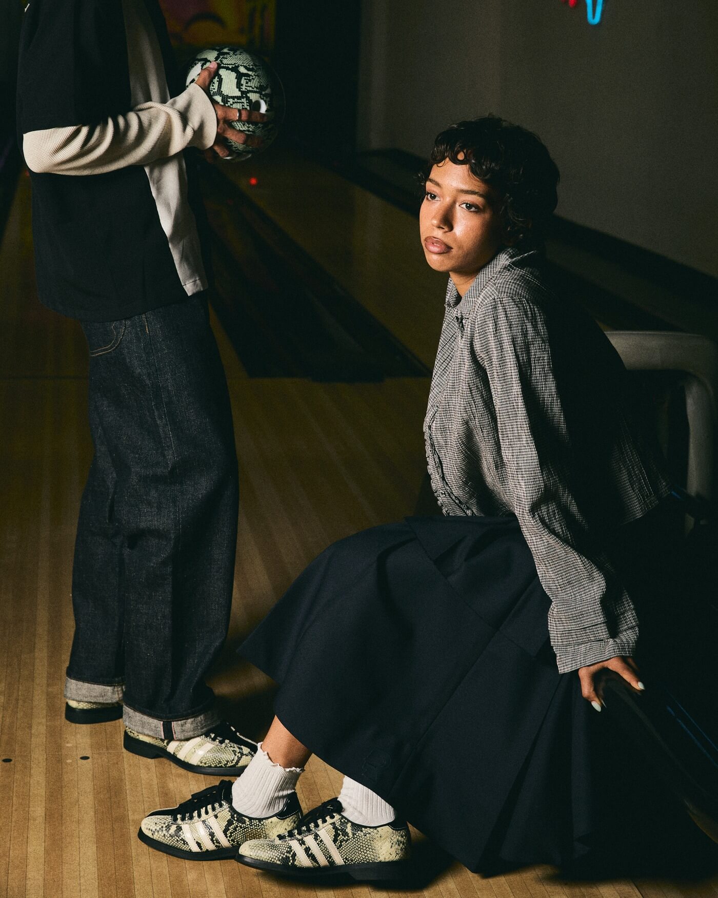 adidas Originals x Brain Dead Bowling Shoe campaign