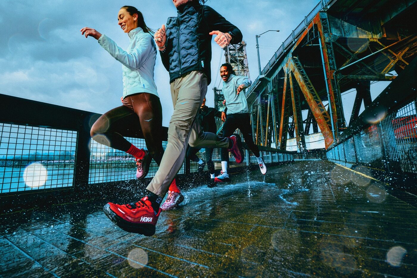 HOKA Clifton 11 GTX - River Rock Grey/Carbon Black