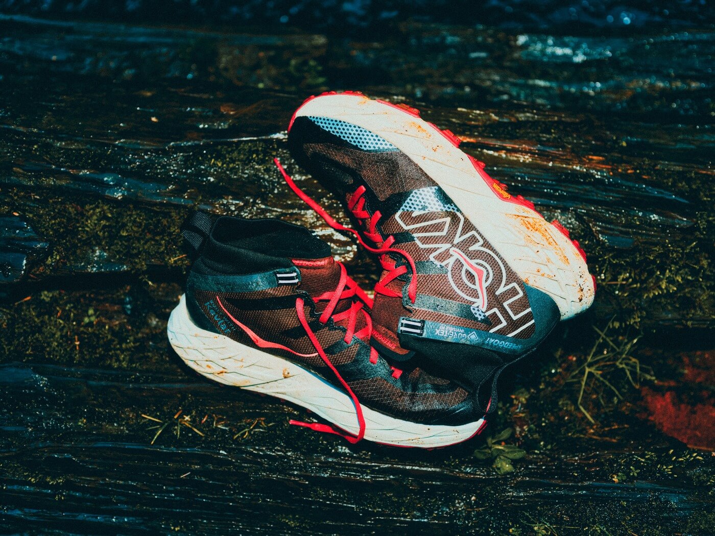 HOKA Clifton 11 GTX - River Rock Grey/Carbon Black
