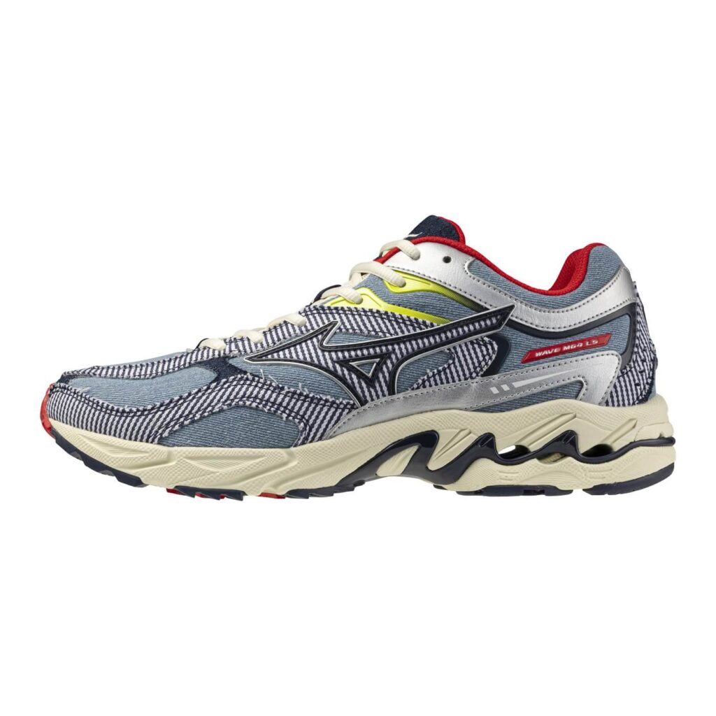 Mizuno Sportstyle x Sean Wotherspoon (SWJP) Wave MG4 LS SW - Light Blue / Off-White / Red